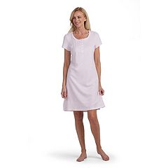 wybzd Womens Sleep Tops Underwear Solid Color Sleeping Shirt Half Sleeve  Single Breasted Loose Nightshirt Blue XL
