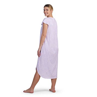 Women's Miss Elaine Essentials Silky Knit Long Nightgown