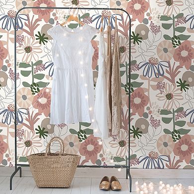Mr. Kate Desert Floral Peel & Stick Wallpaper