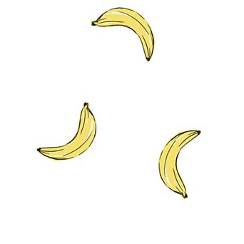 Mr. Kate Banana Print Peel & Stick Wallpaper
