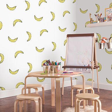 Mr. Kate Banana Print Peel & Stick Wallpaper
