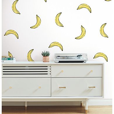 Mr. Kate Banana Print Peel & Stick Wallpaper