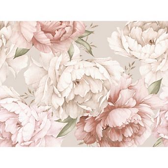 Mr. Kate Watercolor Floral Peel & Stick Wallpaper Mural