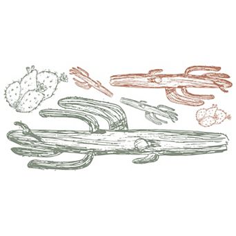 Mr. Kate Cactus Peel & Stick Wall Decals