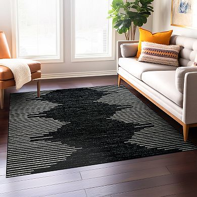 World Rug Gallery Bohemian Stripe Area Rug