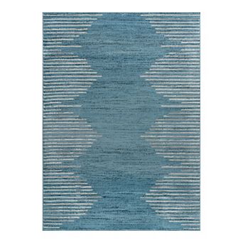 World Rug Gallery Bohemian Stripe Area Rug