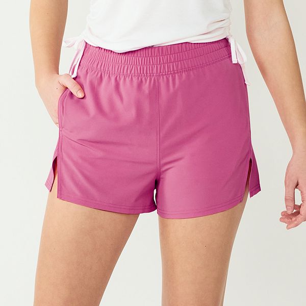 【MODERNIF】Funding washing slit shorts Juniors' SO® Side Slit Running Shorts