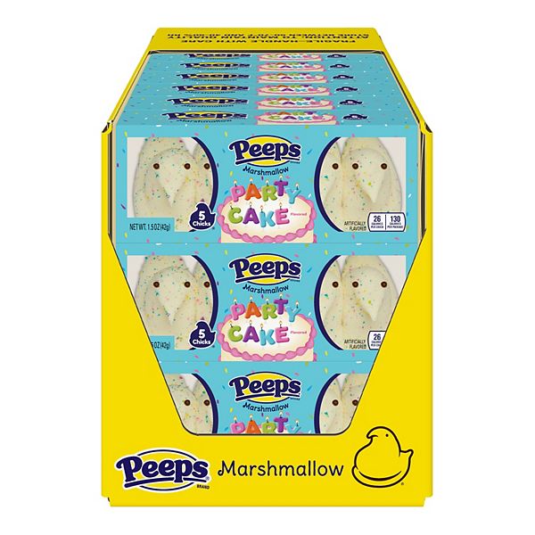 Peeps Party Cake Chicks 5 Ct