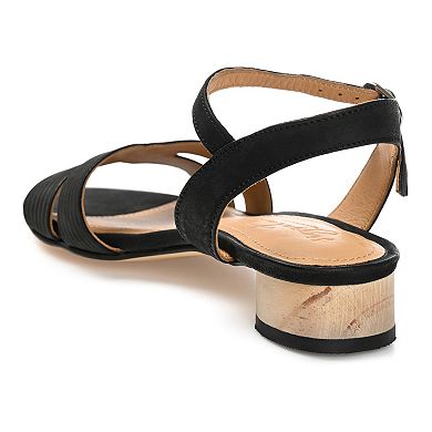 Journee Signature Starlee Tru Comfort Foam™ Women's Leather Sandals