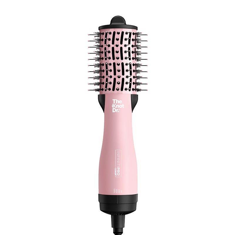 INFINITIPRO BY CONAIR The Knot Dr. All-in-One MINI Oval Dryer Brush  Hair Dryer & Volumizer  Hot Air Brush BC114