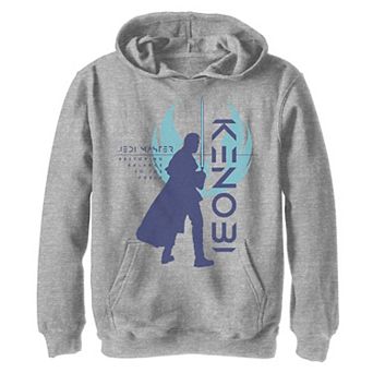 Boys 8-20 Star Wars Obi-Wan Kenobi Jedi Master Resistance Silhouette Graphic Hoodie