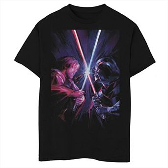 Boys 8-20 Star Wars Obi-Wan Kenobi Light And Dark Force Clash Graphic Tee