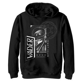 Boys 8-20 Star Wars Obi-Wan Kenobi Darth Vader Sith Lord Half Face Graphic Hoodie