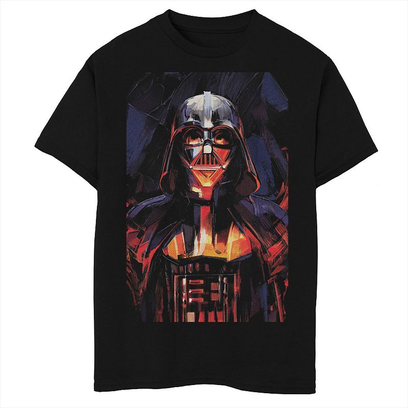 UPC 196899337935 product image for Boys 8-20 Star Wars Obi-Wan Kenobi Darth Vader Torso Paint Graphic Tee, Boy's, S | upcitemdb.com