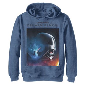 Boys 4-20 Star Wars Obi-Wan Kenobi Darth Vader Vs Obi-Wan Kenobi Galaxy Fight Graphic Hoodie