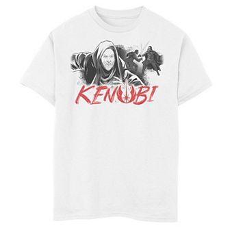 Boys 8-20 Star Wars Obi-Wan Kenobi Young Kenobi Vs Vader Jedi Logo Graphic Tee