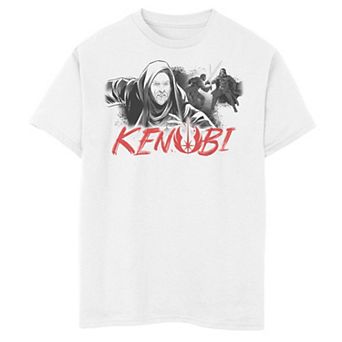 Boys 8-20 Star Wars Obi-Wan Kenobi Young Kenobi Vs Vader Jedi Logo Graphic Tee