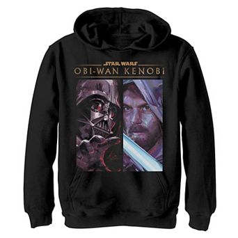 Boys 4-20 Star Wars Obi-Wan Kenobi Darth Vader Obi Wan Paint Graphic Hoodie