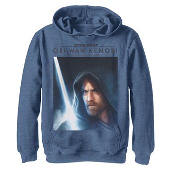 Boys 8-20 Star Wars Obi-Wan Kenobi Close Up Jedi Kenobi Graphic Hoodie
