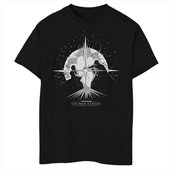 Boys 8-20 Star Wars Obi-Wan Kenobi Dark Force Vs Light Force Clash Graphic Tee