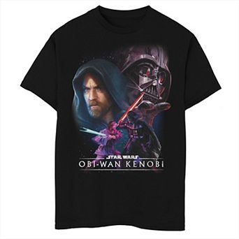 Boys 8-20 Star Wars Obi-Wan Kenobi Face Off Sith Vs Jedi Graphic Tee