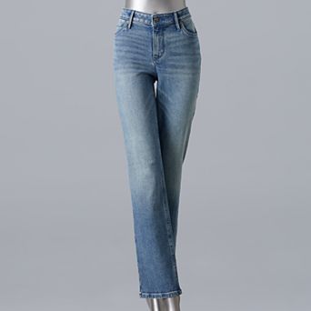 Women's Simply Vera Vera Wang Slim Straight Leg Jeans