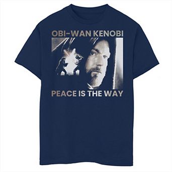 Boys 6-20 Star Wars Obi-Wan Kenobi Old Mentor Peace Is The Way Graphic Tee