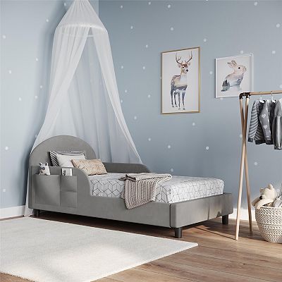 Little Seeds Oliver Upholstered Toddler Platform Bed Frame