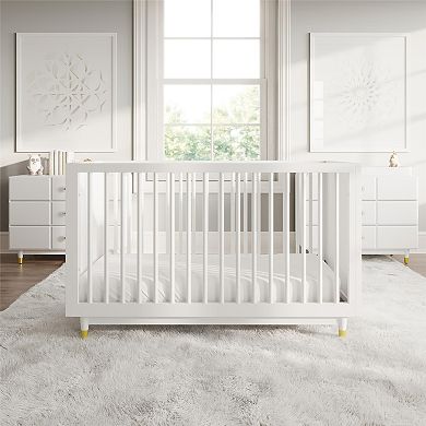 Little Seeds Aviary 3-in-1 Crib with Adjustable Mattress Height