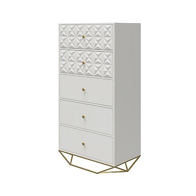 CosmoLiving by Cosmopolitan Blair 5-Drawer Dresser