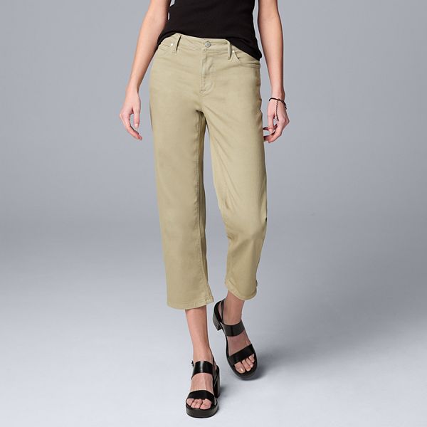 Kohls womens hot sale crop pants