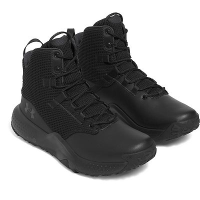 Under Armour Men’s Black Lace-Up Tactical Boots Under Armour Valsetz RTS 1.5 Military Black Lace Up Tactical  main image 4
