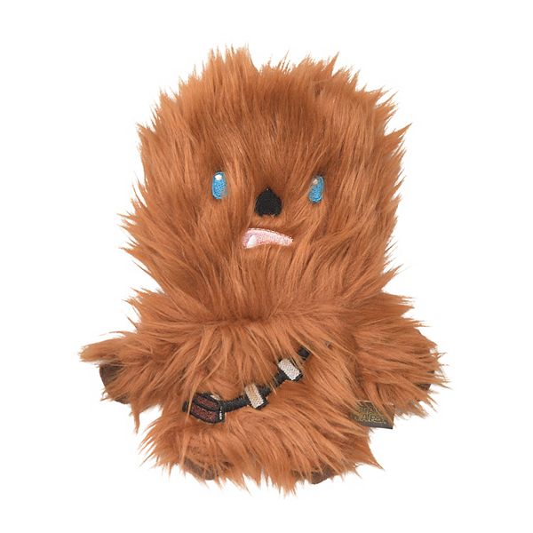 Disney Star Wars Chewbacca Plush Flattie Flattie Dog Toy, 9 in - Brown