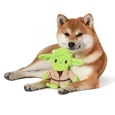 Disney Star Wars Yoda Plush Flattie Dog Toy, 9 in