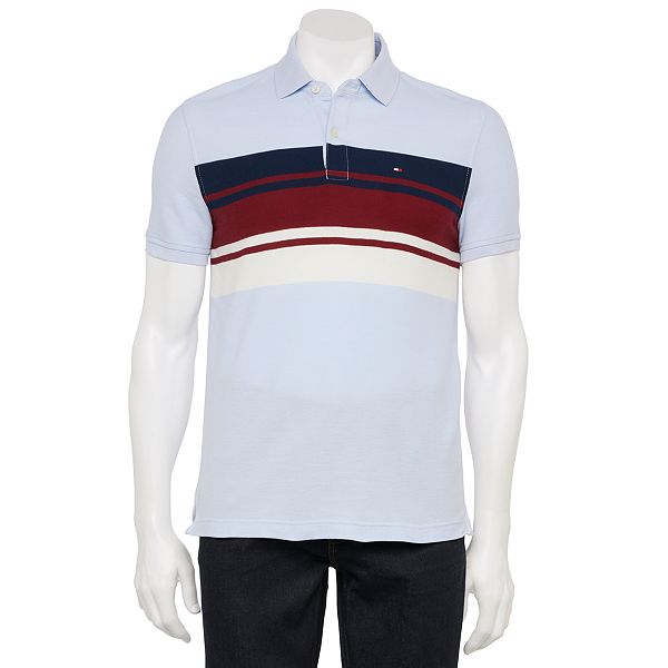 Red white and blue tommy best sale hilfiger polo