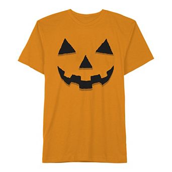 Men's Pumpkin Face Graphic Tee
