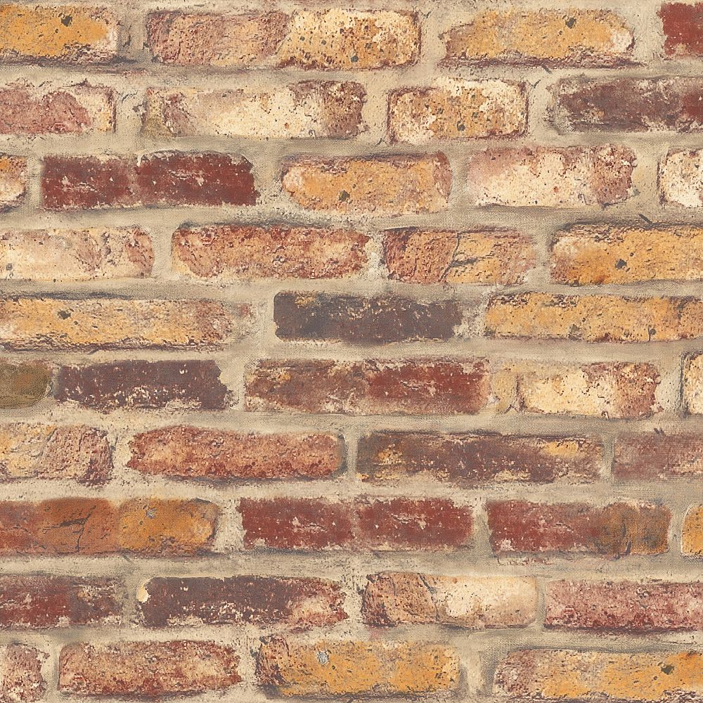 NextWall Faux Red Brick Peel and Stick Wallpaper
