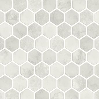NextWall Inlay Hexagon Peel & Stick Wallpaper