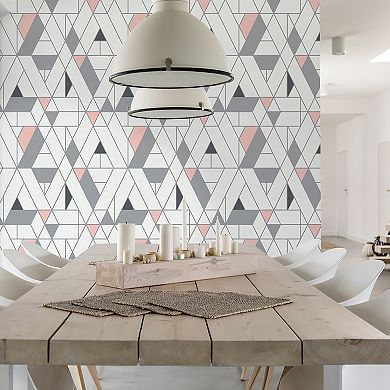 NextWall Kaleidoscope Peel and Stick Wallpaper