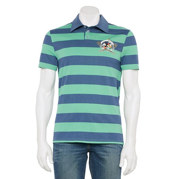 Disney's Mickey Mouse Men's Striped Polo