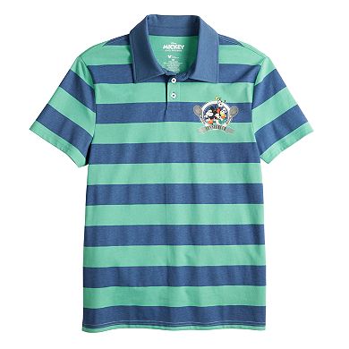 Disney's Mickey Mouse Men's Striped Polo