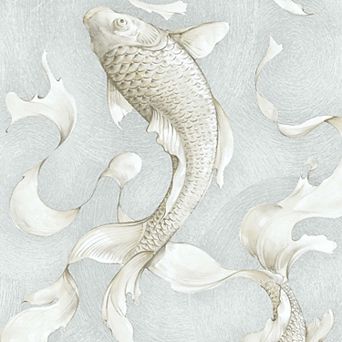 NextWall Koi Fish Peel and Stick Wallpaper