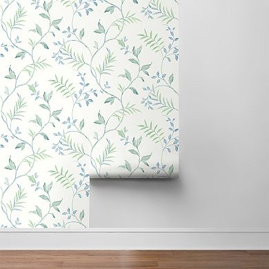 NextWall Leaf Trail Peel & Stick Wallpaper