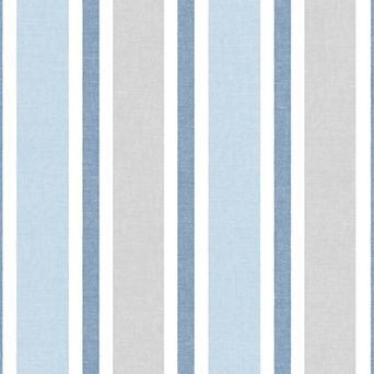 NextWall Linen Stripe Peel & Stick Wallpaper