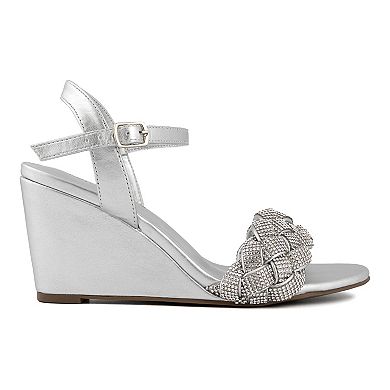 London Fog Delaney Women's Wedge Dress Sandals