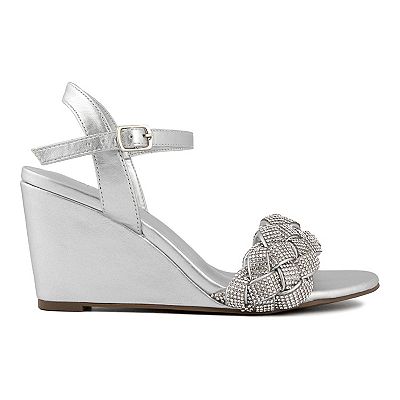 London Fog Delaney Women's Wedge Dress Sandals