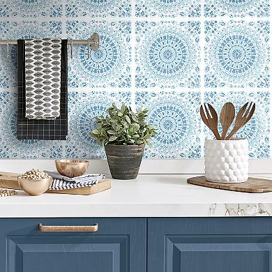 NextWall Mandala Peel and Stick Wallpaper