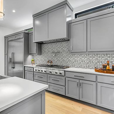 NextWall Marble Hexagon Peel & Stick Wallpaper