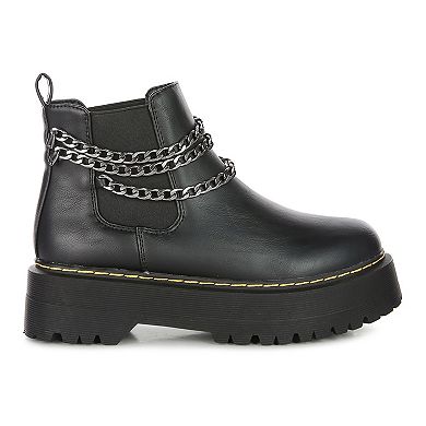 London Rag Bobbles Women's Chelsea Boots