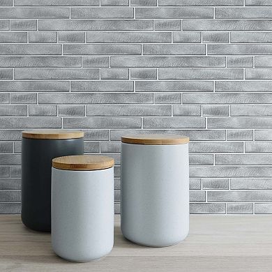 NextWall Metal Tile Peel and Stick Wallpaper